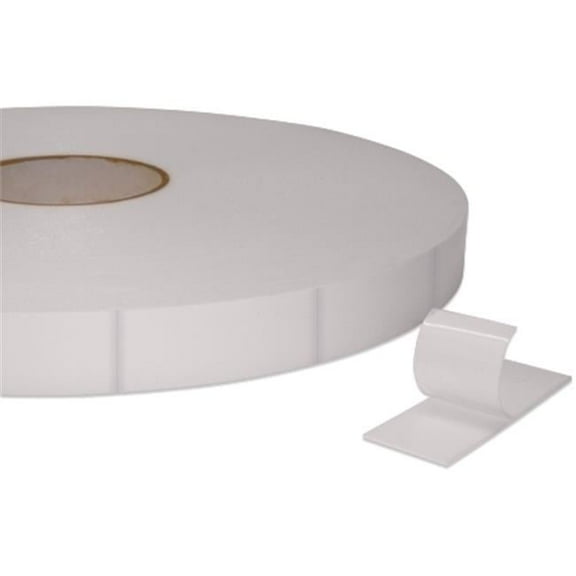 1 x 3 in. 0.0312 in. Thick Polyethylene Double Sided Foam Strips, White - Roll of 216