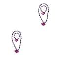 thumbnail image 3 of Minnieouse Necklace Bracelet Cute Wearable Jewelry Set Accessories Girls Decorative Sweet Stretchable Toddler Pendant Style for Party Como se muestra 2piezas Minnieouse CBP451740, 3 of 6