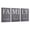 Gray, variant on AIOE Framed "Family A Little Bit of Crazy A Little Bit of Loud A Whole Lot of Love" 3-Piece Canvas Wall Art Set, Gray Chalkboard Style Typography Decor for Living Room, Ready-to-Hang 12x16 Inch Each