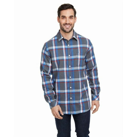 Burnside Open Pocket Long Sleeve Flannel Shirt