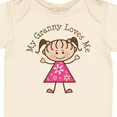 thumbnail image 4 of Inktastic My Granny Loves Me Girls Baby Bodysuit, 4 of 5