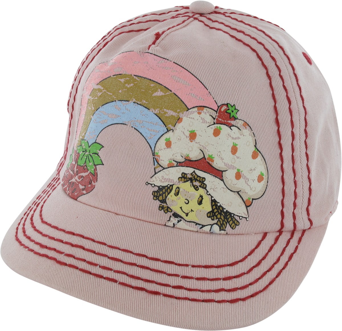 Strawberry Shortcake Rainbow Velcro Youth Hat