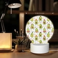 thumbnail image 6 of Balery Avocado Playing Music Pattern Acrylic Night Light Gift with 3 Color ModesTouch-Sensitive LED Lamp Perfect Gift for Mother's Day, Birthday, or Christmas, 6 of 9