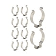 thumbnail image 2 of 10Pcs Spring Terry Clips Open Type Spring Steel Tool Clips Heavy Duty 38Mm, 2 of 9