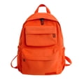 thumbnail image 1 of TFixol Sac à Dos Tendance Orange pour Femmes pour École, Voyage et Usage Quotidien - Grande Capacité, Multiples Poches, Nylon Imperméable, Sangles Réglables, Design Anti-Vol, 1 of 7