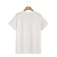 thumbnail image 2 of BROOKLYN Print Men's New Round Crew Neck Short Sleeve Tee, Fashion T-Shirt, Comfy Breathable Casual Sports Top For Spring Summer Holiday Leisure Vacation, 2 of 6