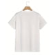 thumbnail image 4 of Camisetas de manga corta con estampado de letras negras para hombre, cómodas y casuales, con cuello redondo elástico, para actividades al aire libre, camisetas deportivas de ocio., 4 of 5
