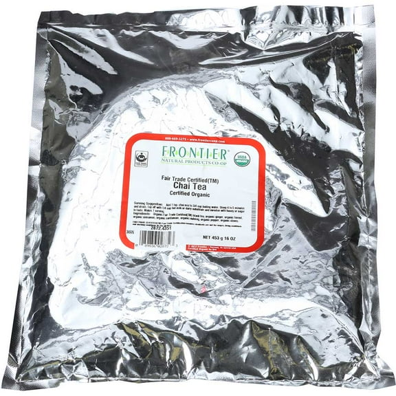 Frontier Herb Organic Chai Tea, 16 Ounce