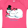 thumbnail image 4 of Inktastic Let it Snow Sassy Snowman in Top Hat Boys or Girls Baby Bodysuit, 4 of 5