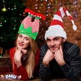 thumbnail image 3 of PMU Christmas Elf Twinkle Toe Hat Striped Red/White Christmas Celebration Costume Party Accessories Props and Party Supplies for Plays, Festivals, Photo Shoots (6/Pkg) Pkg/1, 3 of 8
