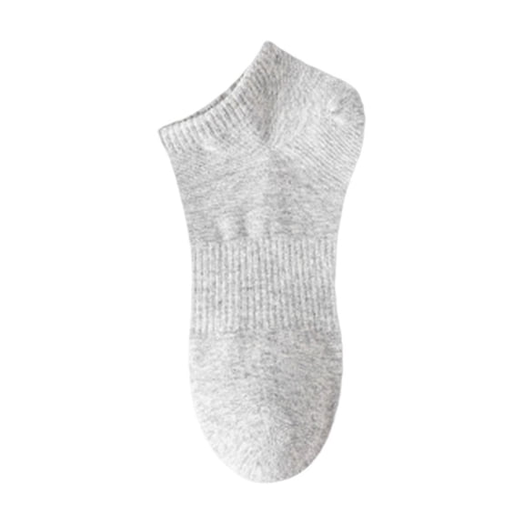 Avrnliq Womens Gray Low-Cut No-Show Ankle Socks Non-Slip Arch Support Breathable Free Size Fits US 6-12 for Daily Casual & Light Activities,Size Free Size