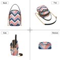 thumbnail image 3 of FORMRS Crossbody Bag for Women Shoulder Cell Phone Purse with Zipper, White Geometric, 3 of 7