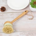 thumbnail image 2 of TABLZONE Wooden Cleaning Brush, Multicolor, Strong Dirt Removal, Long Handle, Kitchen Tool, 2 of 8