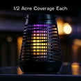 thumbnail image 6 of PIC Solar Portable 1/2 Acre Bug Zapper, Flying Insect Killer Torch, Black, 2 Pack, 6 of 9