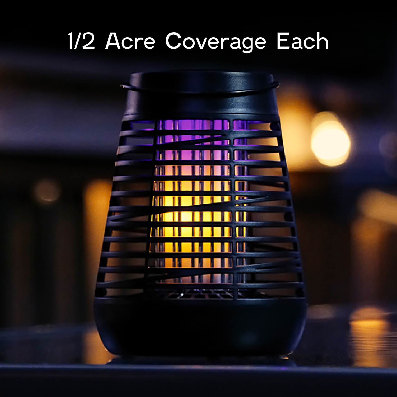 PIC Solar Portable Bug Zapper Torch, Black photo 6