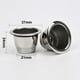 thumbnail image 4 of Cápsulas de café reutilizables de acero inoxidable para Nespresso (2 tazas), 4 of 7