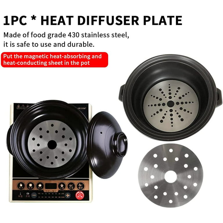 Heat Diffuse Plate Metal Induction Plate Round Induction Plate Induction  Cooker Adapter Plate