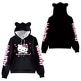 thumbnail image 1 of Sudadera con capucha con estampado de Hello Kitty de Sanrio Kawaii para mujer, ropa de otoño estilo Y2K, sudadera holgada informal de manga larga para hombre, 1 of 6