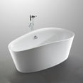 thumbnail image 6 of Bellaterra Home BA7528 67 in. Grasse Freestanding Bathtub, White, 6 of 7