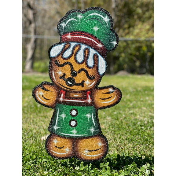 Gingerbread sugar baby with baker's cap