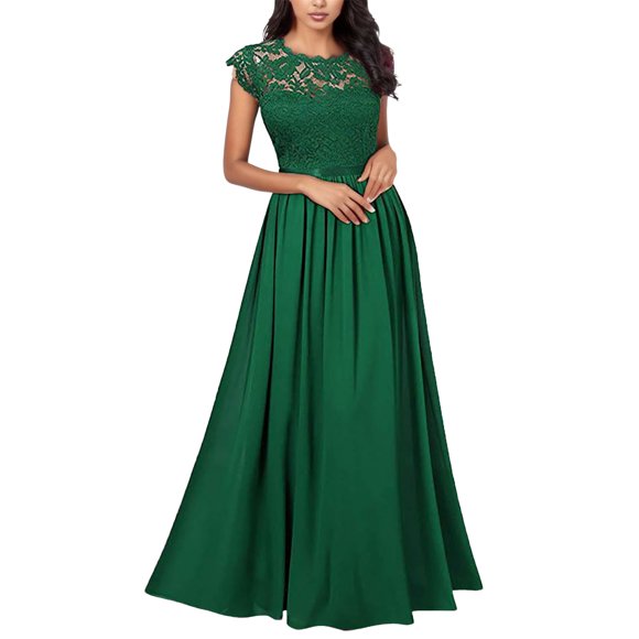 Ketyyh-chn99 Ladies Dresses Skirts for Women Clothes Solid Shift Dress for Vacation Pullover Beach Dress Green,L