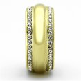 thumbnail image 4 of Luxe Jewelry Designs Women's Gold Ion Plated Wedding Ring with Top Grade Crystal - Size 5, 4 of 4