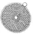 thumbnail image 3 of Tkrady Cast Iron Cleaner 6" x 6.3" 316L Stainless Steel Chainmail Scrubber for Skillet, Wok, Pot, Pan; Pre-Seasoned Pan Dutch Ovens Waffle Iron Pans Scraper Cast, 3 of 6
