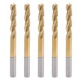 thumbnail image 2 of Broca Para Enrutador, Cortador De Fresado De Extremo Plano Duradero De 3 Flautas, Revestimiento De Titanio Para Taladrado, Grabado, Corte De Fresado Amonsee 3‑Flute Flat End Milling Cutter, 2 of 8
