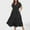 Black, variant on Lenago Women's Dresses Plus Size Dress For V Neck Summer Casual Sundresses Pocket Sleeveless With Pockets Beach Party Dresses XL-5XL