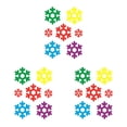 thumbnail image 4 of Justharion Christmas Static Sticker Fridge Window PVC Decal Home Office Shop Self -adhesive Decoration, Long Hat Santa Clause Snowflake 3Set, 4 of 6