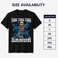 thumbnail image 6 of Tung Tung Tung Sahur Graphic T-Shirt, Unisex Classic Fit Cotton Tee, 6 of 9