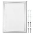 thumbnail image 1 of Unique Bargains Front Loading Poster Frame Picture Frames Wall Mounting Snap A4 Frame Aluminum Profile, Silver, 1 of 5