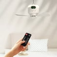 thumbnail image 2 of EIGTHTAIL Battery Operated Tent Fan USB Ceiling Fan 4 Speed Hangings Fan with Light, 2 of 13