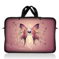 thumbnail image 1 of LSS Laptop Sleeve Bag 10.2 Inch Pink Butterfly Floral Neoprene Case, 1 of 1