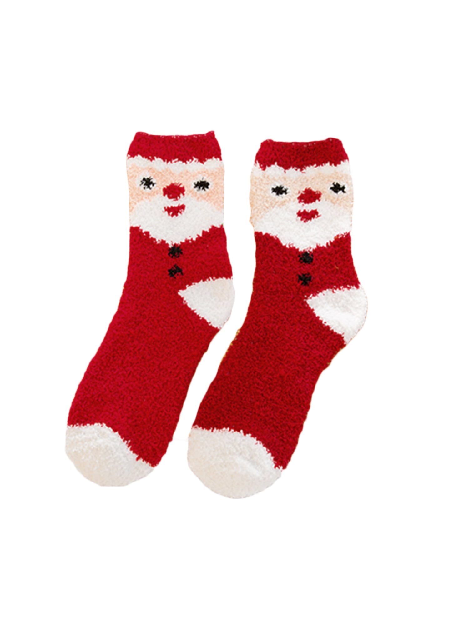 Ladies Novelty Christmas Fleece Lined Slipper Socks Adults Xmas Festive Clothing 