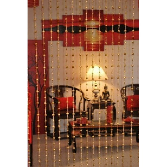 Asian Home Beautiful Acrylic Beaded Curtain, 31.5” x 72”
