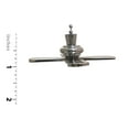 thumbnail image 4 of Royal Designs Fan and Light Bulb Shaped Pull Chain Set - Nickel Plated, One Pair, 4 of 6