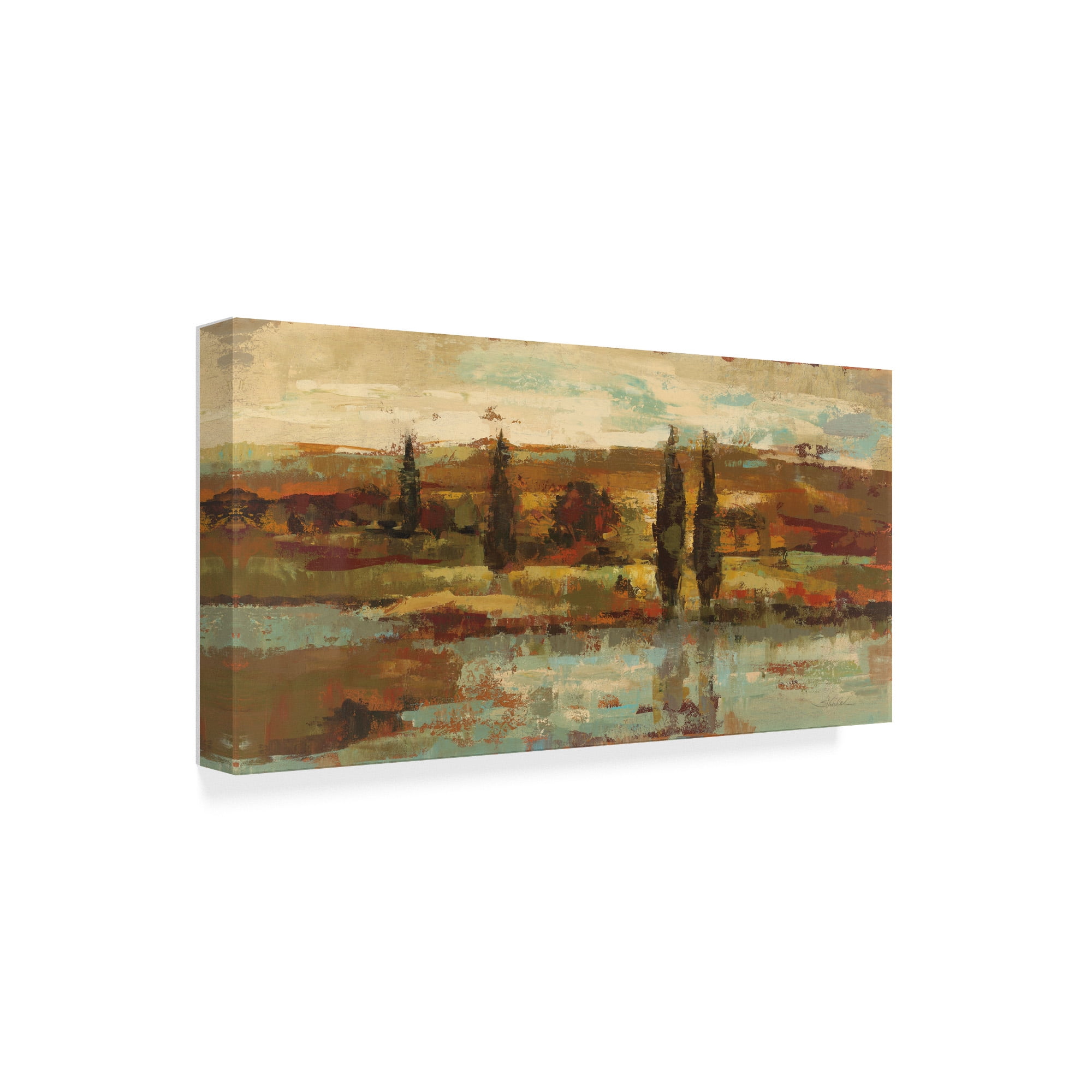 Trademark Fine Art 'Hot Day by the River' Canvas Art by Silvia Vassileva