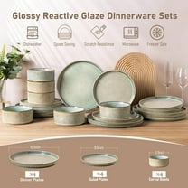 Stoneware Dinnerware Sets for 4