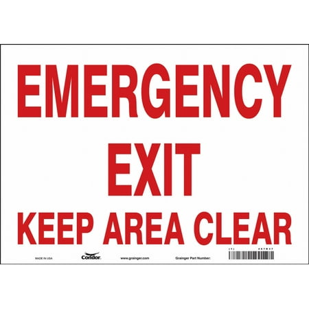 

Condor Safety Sign 10 in x 14 in Vinyl 467R37 467R37 ZO-G5102367