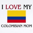 thumbnail image 2 of CafePress - I Love My Colombian Mom Infant Bodysuit - Baby Light Bodysuit, Size Newborn - 24 Months, 2 of 4