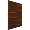 thumbnail image 2 of 19 5/8"W x 19 5/8"H Thompson EnduraWall Decorative 3D Wall Panel, Universal Aged Metallic Rust (Covers 2.67 Sq. Ft.), 2 of 6