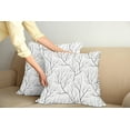 thumbnail image 2 of Ambesonne Black and White Throw Pillow Cover 2 Pack, Winter Tree, 16", White Black, 2 of 7