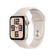 thumbnail image 1 of Smartwatch Apple SE (GPS) Caja de aluminio Blanco 40MM correa deportiva Blanco talla S/M, 1 of 4