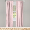 thumbnail image 4 of Ambesonne Vintage Window Curtains, Flora in Geometric Style, Each 28" W x 95" L, Blush Pale Grey, 4 of 4