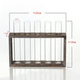 thumbnail image 6 of Test Tube Vase Planter Tabletop Wood Frame Glass Hydroponic Planter Terrarium Flower Display Pot Holder for Propagating Plants Home Office Decor 5 Tubes, 6 of 7