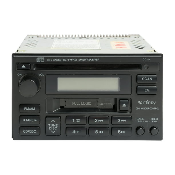 2003-2004 Hyundai Tiburon AM FM Cassette Infinity Single-Disc CD 96185-2C100 - Refurbished - Walmart.com Hmc Radio H 295yfu Wiring Diagram Walmart