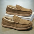 thumbnail image 3 of CORASUN Men's Fleece Lined Warm Casual Shoes, Waterproof Anti-Slip Lightweight Loafers, 3 of 11