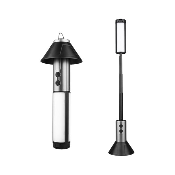 Outdoor Camping Lantern With Flashlight Function Long Battery Life Telescopic Design Multi Function Portable Light For Tent Hiking 0.90 Lbs