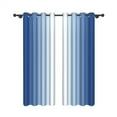 thumbnail image 6 of Lfeey Blue Ombre Blackout Curtains, Thermal Insulated Curtains for Bedroom, 42x63inch, 2 Panels Set, 6 of 6